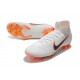 Nike Mercurial Superfly 6 Elite FG Soccer Cleats White Gray Orange