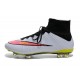 Nike Mercurial Superfly IV FG Mens Football Shoes White Rose