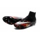 Top 2016 Nike Mercurial Superfly FG Soccer Shoes Black White Crimson
