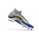 Nike Mercurial Superfly 6 Elite FG Soccer Cleats Silver Blue