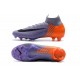 Nike Mercurial Superfly 6 Elite FG Soccer Cleats Purple Orange