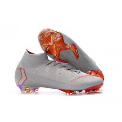 Nike Mercurial Superfly VI Elite FG 2018 World Cup - Gray Red