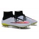 Nike Mercurial Superfly IV FG Mens Football Shoes White Rose