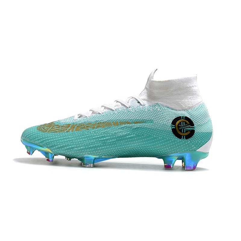 cr7 boots white