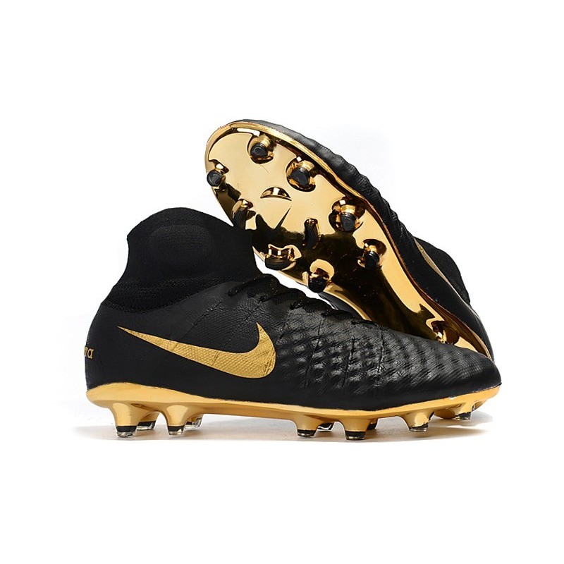 gold soccer boots