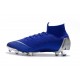 Nike Mercurial Superfly VI 360 Elite FG Top Cleats - Blue Silver