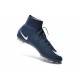 Nike Mercurial Superfly IV FG Mens Football Shoes Deep Blue White