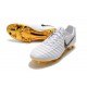New Nike Tiempo Legend VII FG Kangaroo Boots - White Gold