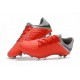 Nike Hypervenom Phantom 3 FG Soccer Shoes - Crimson Gray