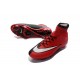 Nike Mercurial Superfly FG New Men Football Cleats Red Black White