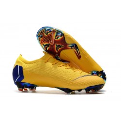 Nike Mercurial Vapor 12 Elite FG Man Boots - Yellow Blue