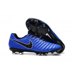 Nike Tiempo Legend 7 Elite FG New Soccer Cleats - Blue Black