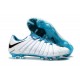 Nike Hypervenom Phantom 3 FG Soccer Shoes - White Blue