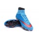 Nike Mercurial Superfly FG New Men Football Cleats Blue Red