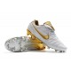 Nike Tiempo Legend 7 R10 Elite FG New Soccer Cleats - White Golden