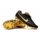 Nike Tiempo Legend 7 R10 Elite FG New Soccer Cleats - Black Golden