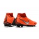 Nike Phantom Vision Elite DF FG Soccer Boots - Orange Silver Black