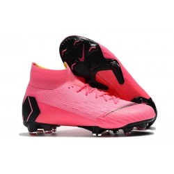 Nike Mercurial Superfly VI 360 Elite FG Cleat - Pink Black