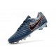Nike Tiempo Legend 7 Elite FG New Soccer Cleats - Cyan Black