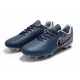 Nike Tiempo Legend 7 Elite FG New Soccer Cleats - Cyan Black
