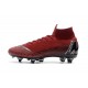 Nike Mercurial Superfly VI Elite SG-Pro AC Boots - Red Black