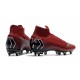 Nike Mercurial Superfly VI Elite SG-Pro AC Boots - Red Black