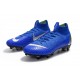 Nike Mercurial Superfly VI Elite SG-Pro AC Boots - Blue Silver