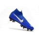 Nike Mercurial Superfly VI Elite SG-Pro AC Boots - Blue Silver
