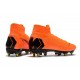 Nike Mercurial Superfly VI Elite SG-Pro AC Boots - Orange Black