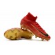 Cristiano Ronaldo Nike Mercurial Superfly VI Elite SG-Pro AC Boots Red