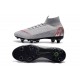 Nike Mercurial Superfly 6 Elite SG Anti-Clog Cleats Gray Red