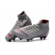 Nike Mercurial Superfly 6 Elite SG Anti-Clog Cleats Gray Red