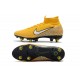 Neymar Nike Mercurial Superfly 6 Elite SG Anti-Clog Cleats Yellow White