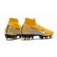 Neymar Nike Mercurial Superfly 6 Elite SG Anti-Clog Cleats Yellow White