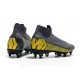 Nike Mercurial Superfly 6 Elite SG Anti-Clog Cleats Grey Yellow