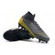 Nike Mercurial Superfly 6 Elite SG Anti-Clog Cleats Grey Yellow