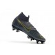 Nike Mercurial Superfly 6 Elite SG Anti-Clog Cleats Grey Yellow