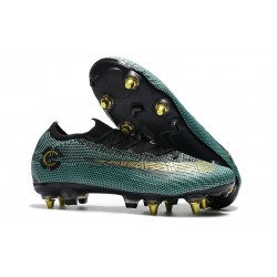Ronaldo Nike Mercurial Vapor XII Elite AC CR7 SG-Pro Blue Gold