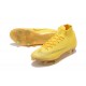 Nike Mercurial Superfly 6 Elite SG Anti-Clog Cleats Yellow Gold