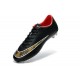 Nike Mercurial Vapor X FG Firm Ground Football Shoes Black Red