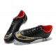 Nike Mercurial Vapor X FG Firm Ground Football Shoes Black Red