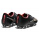 Nike Mercurial Vapor X FG Firm Ground Football Shoes Black Red