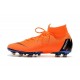 Nike Mercurial Superfly 6 Elite AG-Pro Soccer Cleats Orange Black