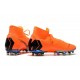 Nike Mercurial Superfly 6 Elite AG-Pro Soccer Cleats Orange Black