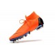 Nike Mercurial Superfly 6 Elite AG-Pro Soccer Cleats Orange Black