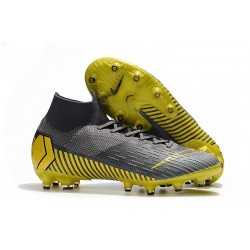 Nike Mercurial Superfly 6 Elite AG-Pro Soccer Cleats Dark Grey