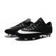 Nike Mercurial Vapor X CR7 FG Firm Ground Football Shoes Black White