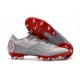 Nike Mercurial Vapor 12 Elite AG-PRO Cleats - Grey Red