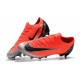 Nike Mercurial Vapor 12 Elite AG-PRO Cleats - Crimson Black Silver