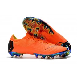 Nike Mercurial Vapor 12 Elite AG-PRO Cleats - Orange Black